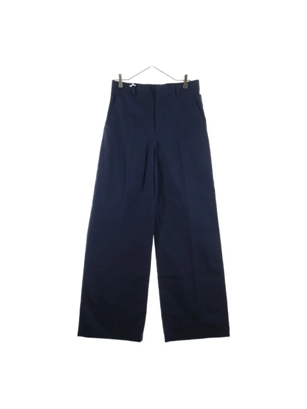 Gucci Logo Embroidery Straight Pants Navy